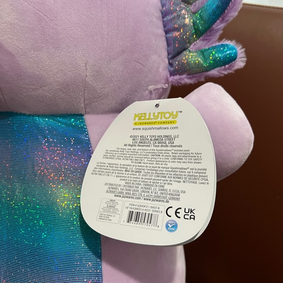 Monica the Lavender Axolotl 18” Squishmallow HugMee - Picture 6 of 10